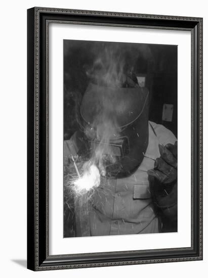 Welder-Ansel Adams-Framed Art Print