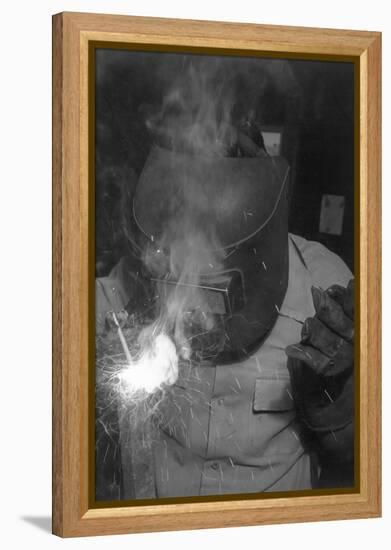 Welder-Ansel Adams-Framed Stretched Canvas