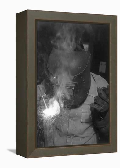 Welder-Ansel Adams-Framed Stretched Canvas