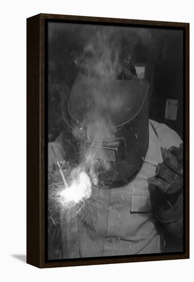 Welder-Ansel Adams-Framed Stretched Canvas