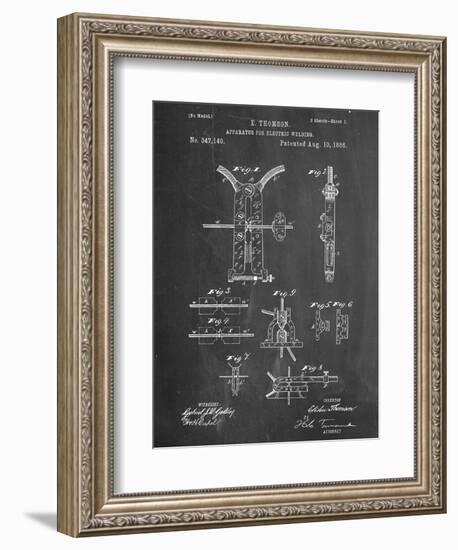 Welding Machine Patent-null-Framed Art Print