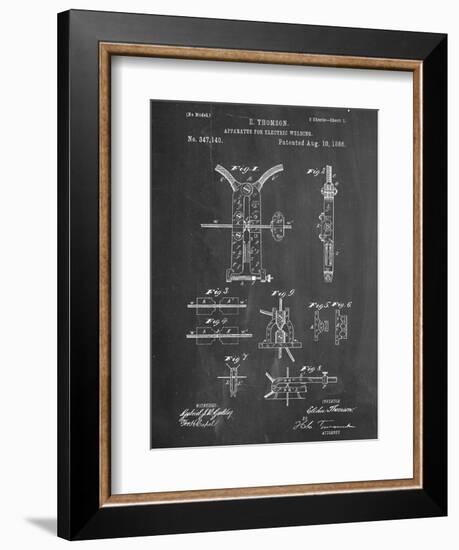 Welding Machine Patent-null-Framed Art Print