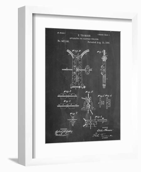 Welding Machine Patent-null-Framed Art Print