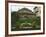 Well and Garden Courtyard, Buonconvento, Italy-Dennis Flaherty-Framed Photographic Print