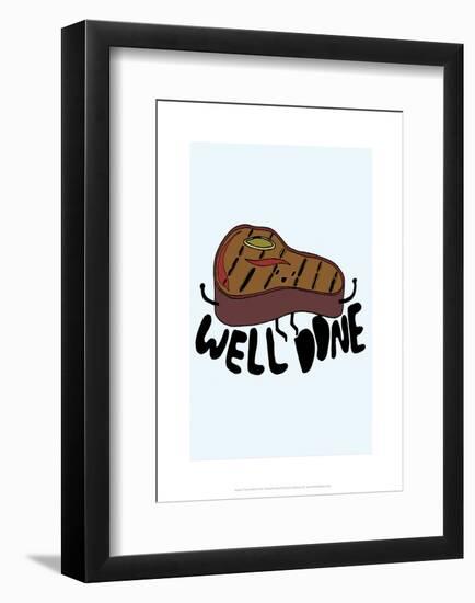 Well Done - Tom Cronin Doodles Cartoon Print-Tom Cronin-Framed Giclee Print