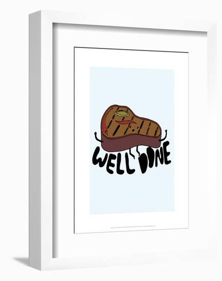 Well Done - Tom Cronin Doodles Cartoon Print-Tom Cronin-Framed Giclee Print