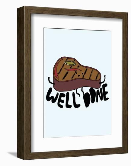 Well Done-null-Framed Giclee Print