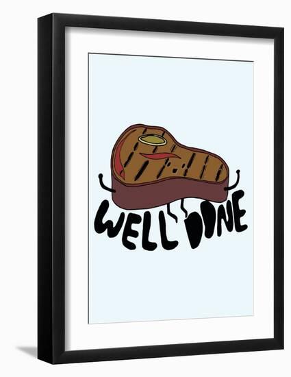 Well Done-null-Framed Art Print