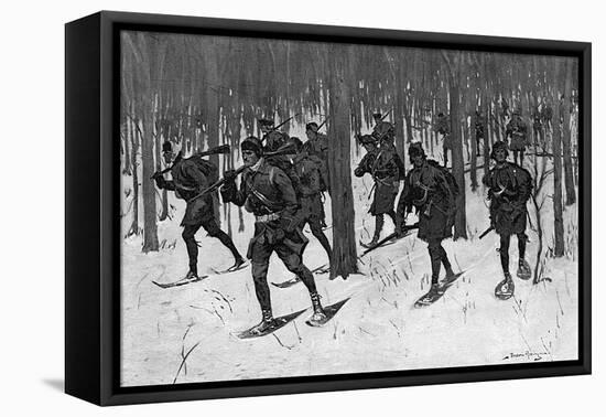 Well-Equipped British-Frederic Sackrider Remington-Framed Stretched Canvas