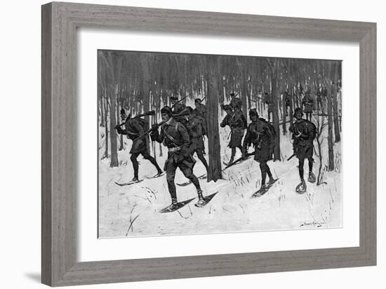 Well-Equipped British-Frederic Sackrider Remington-Framed Art Print