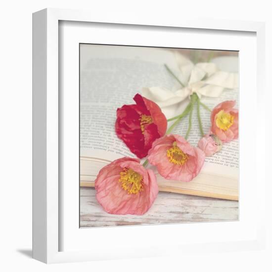 Well Red Poppy-Mandy Lynne-Framed Art Print