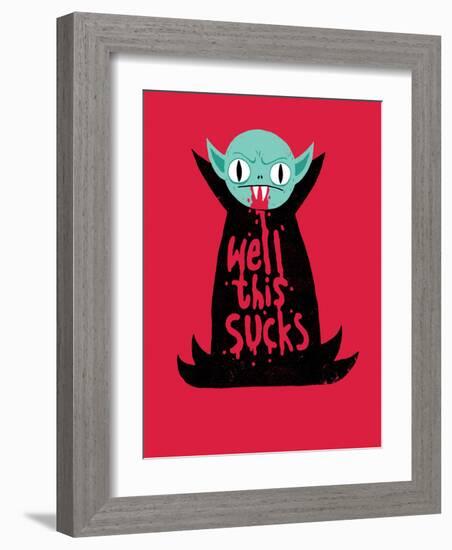 Well This Sucks-Michael Buxton-Framed Art Print