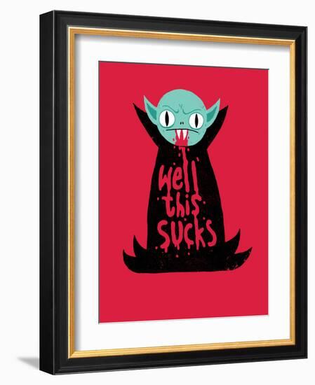 Well This Sucks-Michael Buxton-Framed Art Print