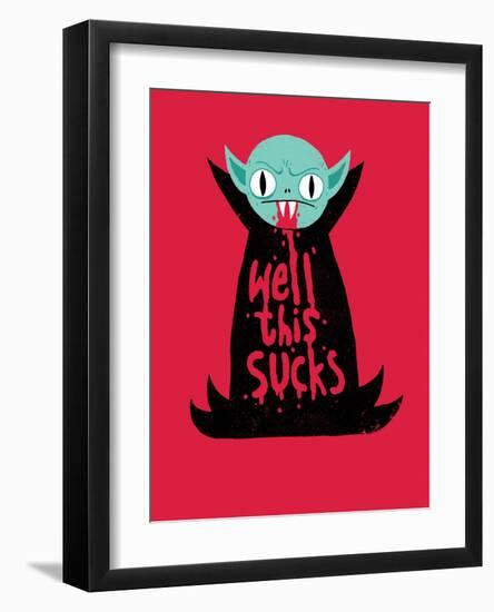 Well This Sucks-Michael Buxton-Framed Art Print