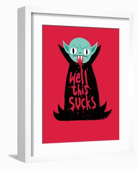 Well This Sucks-Michael Buxton-Framed Art Print