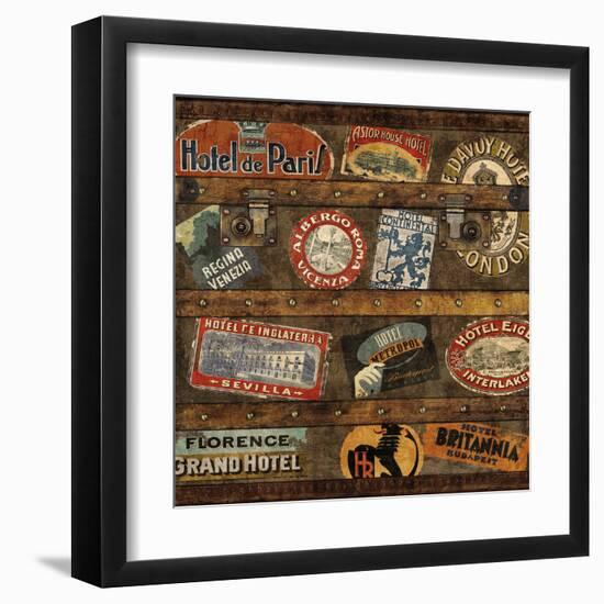 Well Traveled II-Russell Brennan-Framed Art Print