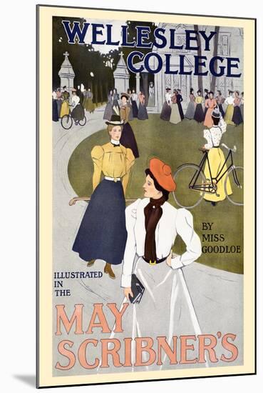 Wellesley College Illustrated in the May Scribner's-C. Allan Gilbert-Mounted Art Print