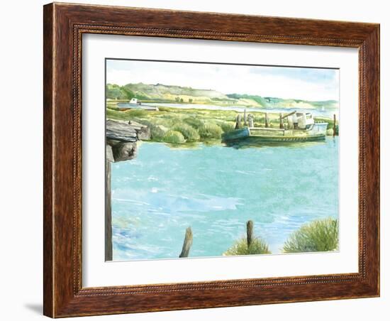 Wellfleet Salt Marsh-Gregory Gorham-Framed Art Print