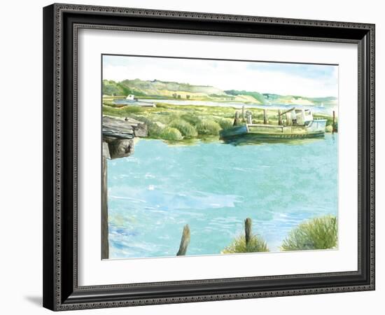 Wellfleet Salt Marsh-Gregory Gorham-Framed Art Print