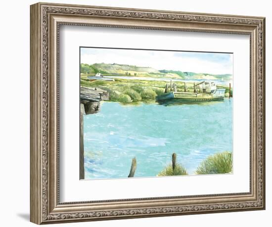 Wellfleet Salt Marsh-Gregory Gorham-Framed Art Print