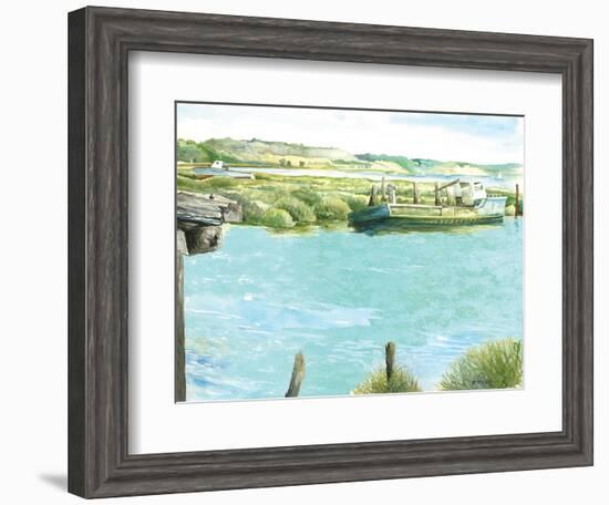 Wellfleet Salt Marsh-Gregory Gorham-Framed Art Print