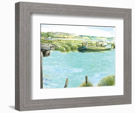 Wellfleet Salt Marsh-Gregory Gorham-Framed Art Print