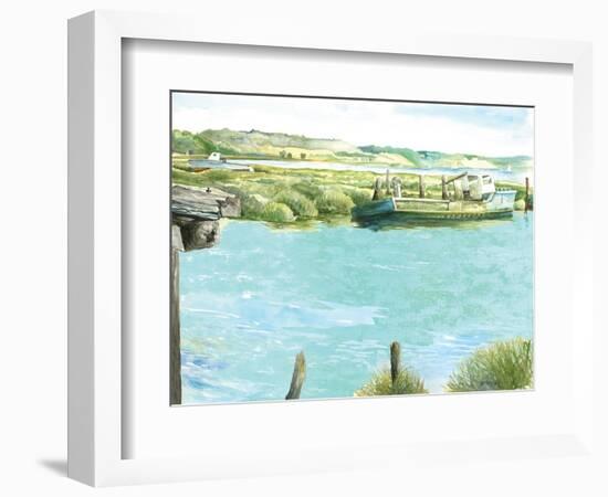 Wellfleet Salt Marsh-Gregory Gorham-Framed Art Print