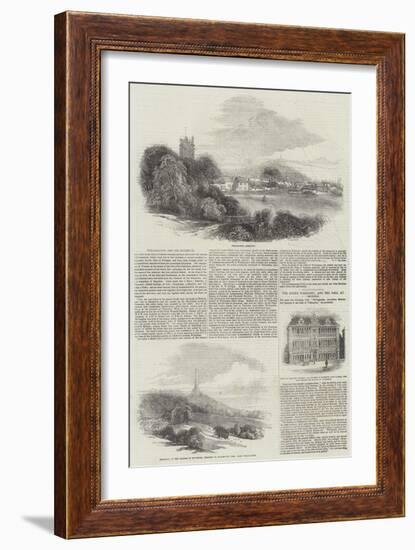 Wellington and its Dukedom-Samuel Read-Framed Giclee Print