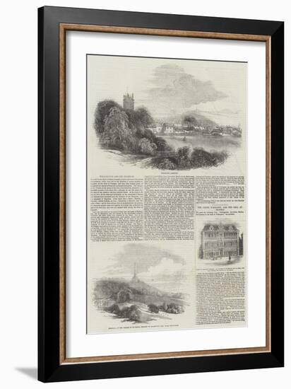 Wellington and its Dukedom-Samuel Read-Framed Giclee Print