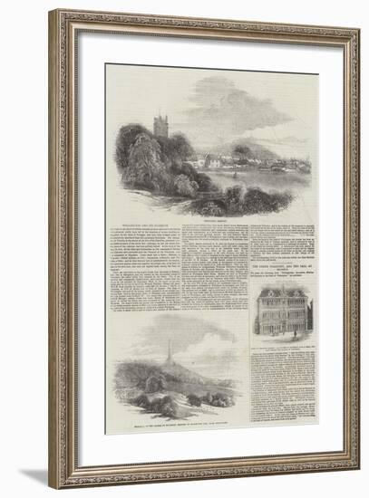 Wellington and its Dukedom-Samuel Read-Framed Giclee Print