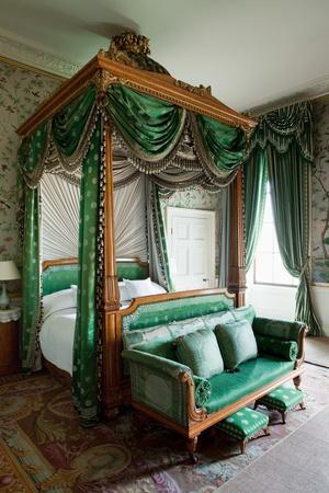 Wellington Bedroom Chatsworth House Derbyshire Photographic Print By Art Com
