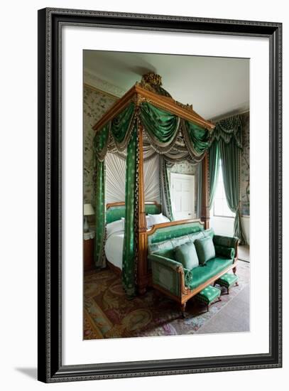 Wellington Bedroom, Chatsworth House, Derbyshire--Framed Photographic Print