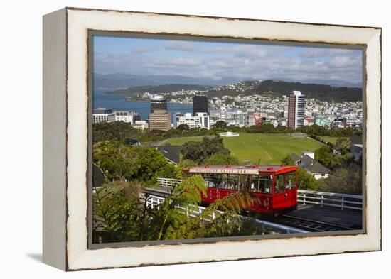 Wellington Cable Car, Wellington, North Island, New Zealand, Pacific-Stuart-Framed Premier Image Canvas