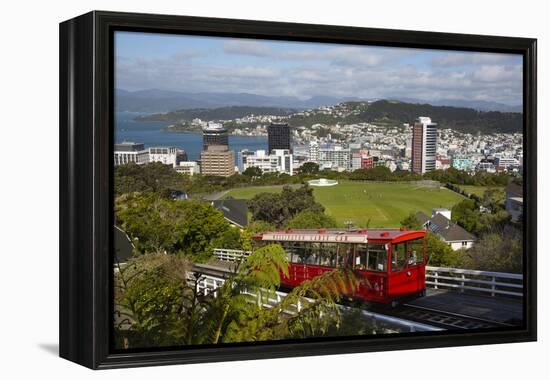 Wellington Cable Car, Wellington, North Island, New Zealand, Pacific-Stuart-Framed Premier Image Canvas