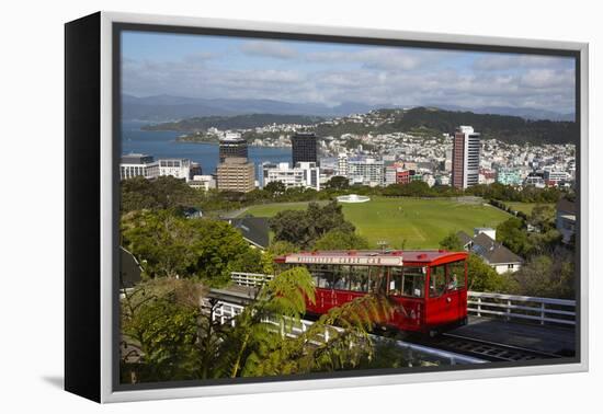 Wellington Cable Car, Wellington, North Island, New Zealand, Pacific-Stuart-Framed Premier Image Canvas