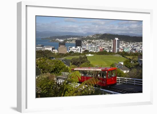 Wellington Cable Car, Wellington, North Island, New Zealand, Pacific-Stuart-Framed Photographic Print