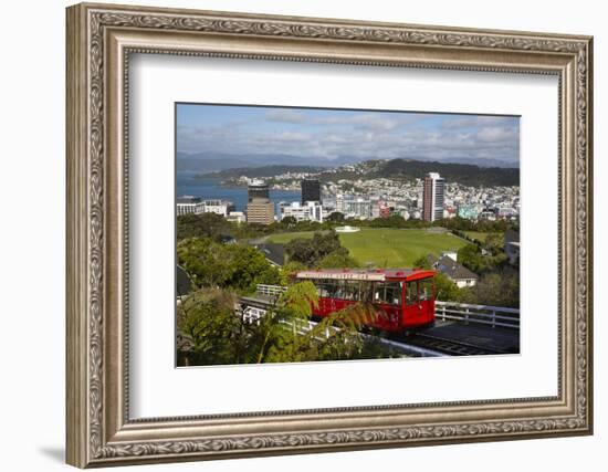 Wellington Cable Car, Wellington, North Island, New Zealand, Pacific-Stuart-Framed Photographic Print