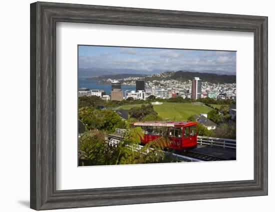 Wellington Cable Car, Wellington, North Island, New Zealand, Pacific-Stuart-Framed Photographic Print