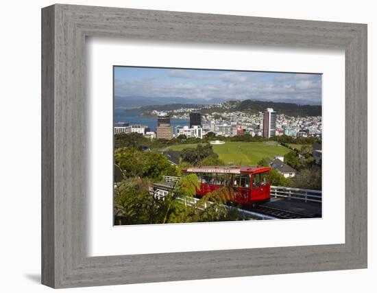 Wellington Cable Car, Wellington, North Island, New Zealand, Pacific-Stuart-Framed Photographic Print