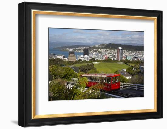 Wellington Cable Car, Wellington, North Island, New Zealand, Pacific-Stuart-Framed Photographic Print