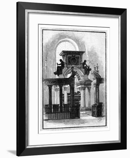 Wellington Monument, St Paul's Cathedral, London, C1888-null-Framed Giclee Print