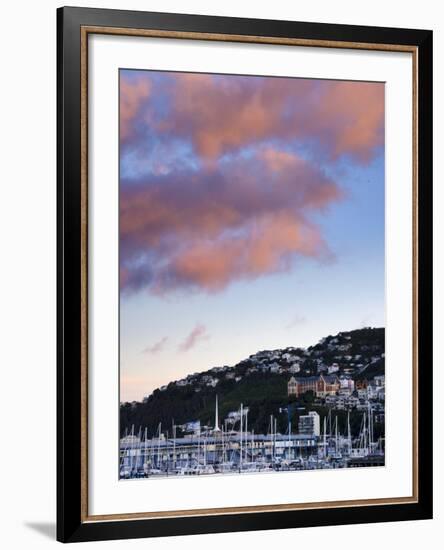 Wellington, North Island, New Zealand, Pacific-Michael Snell-Framed Photographic Print