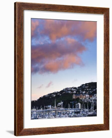 Wellington, North Island, New Zealand, Pacific-Michael Snell-Framed Photographic Print