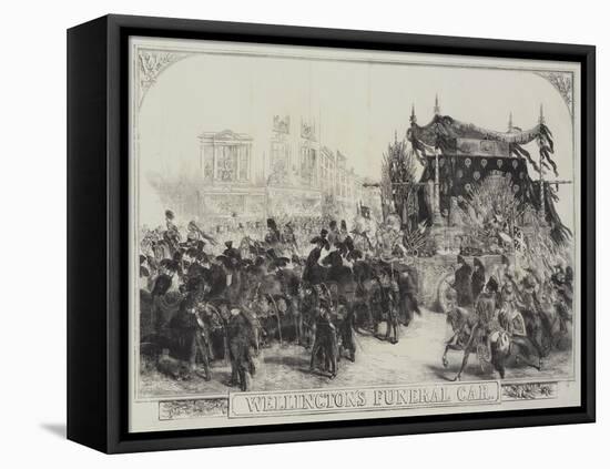 Wellington's Funeral Car-Sir John Gilbert-Framed Premier Image Canvas