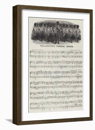 Wellington's Funeral March-null-Framed Giclee Print