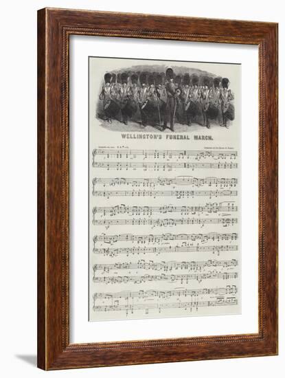 Wellington's Funeral March-null-Framed Giclee Print