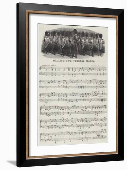 Wellington's Funeral March-null-Framed Giclee Print