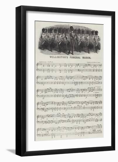 Wellington's Funeral March-null-Framed Giclee Print