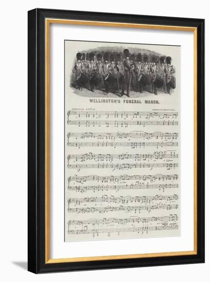 Wellington's Funeral March-null-Framed Giclee Print