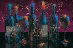 Wine Splash Dark I-Wellington Studio-Art Print